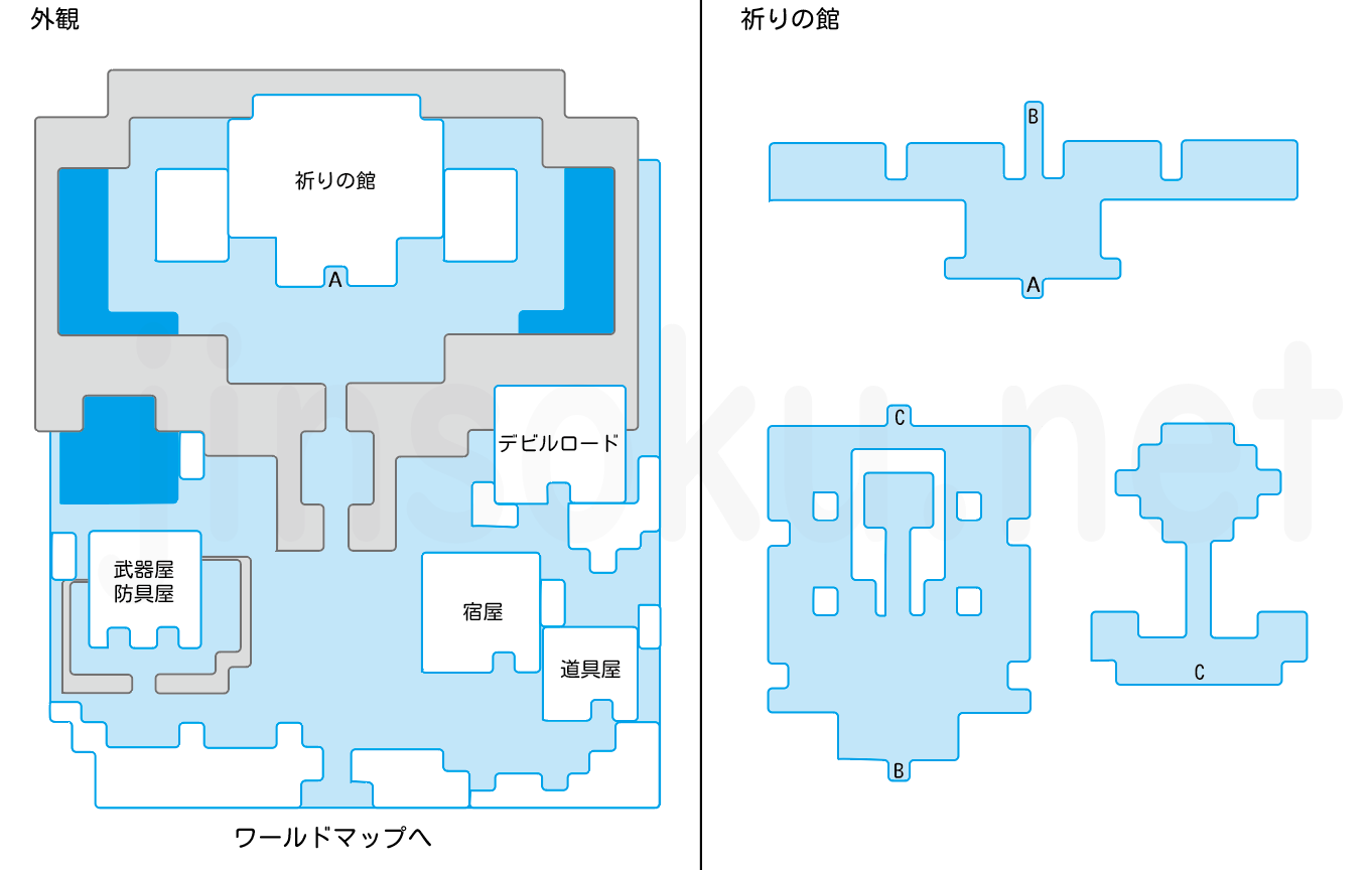 ミシディア マップ