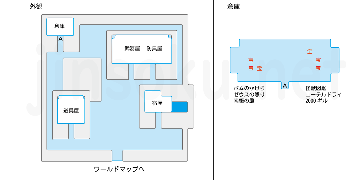 トメラの村 マップ