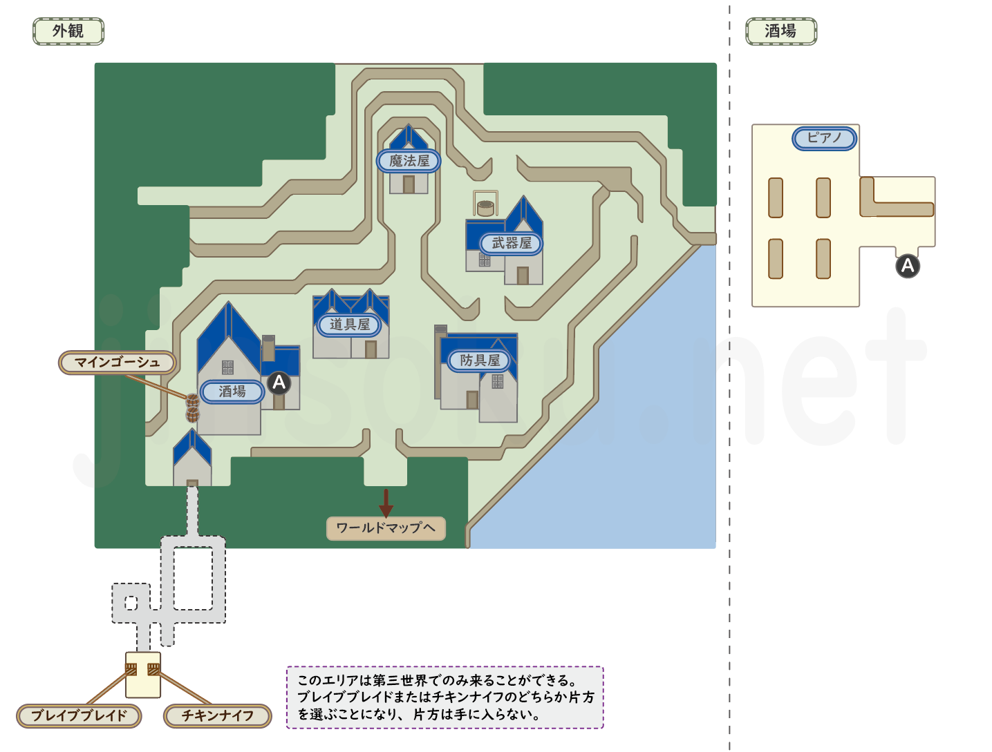 【FF5】ムーアの村｜マップ